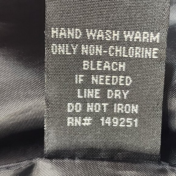 Baccini Faux Leather Jacket Woman's Black Size Medium Full Zip Pockets NWT - Picture 9 of 12